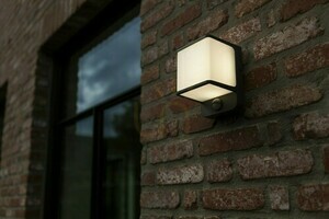Outdoor Wall Lamp Lutec DOBLO LED 14W 1300lm Grey 5197011125 small 1