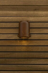 Outdoor Wall Lamp Lutec ANCOR Rusty Aluminum LED 7W 5115001445 small 5