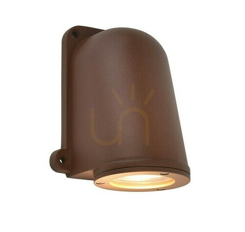 Check Outdoor Wall Lamp Lutec ANCOR Rusty Aluminum LED 7W 5115001445