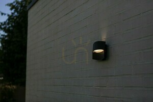 Outdoor Wall Lamp Lutec LOTUS Black LED 8.5W 5193201012 small 3