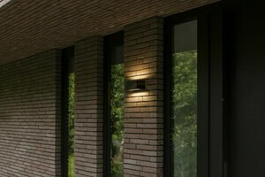 Outdoor Wall Lamp Lutec GEMINI Black LED 8.8W 700lm 5189113012 small 2