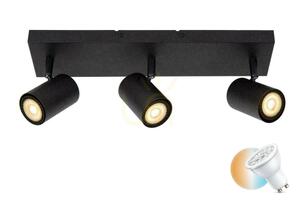 Lucide AMIGO 3-light ceiling spotlight, black, GU10, 40 cm, 53910/03/30 small 0