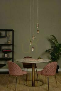 Lucide BERLIANE Gold LED Pendant Light 5x4W 00430/21/60 small 3