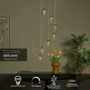 Lucide BERLIANE Gold 7-Light LED Pendant Lamp 00430/28/60 small 2
