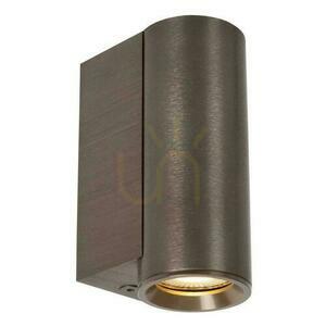 Lucide DUPLA Brown Aluminum Wall Spotlight 09243/01/97 small 0