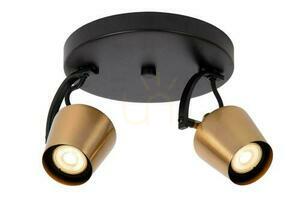 Lucide EMILE plafond goud 2-lichts GU10 20 cm 51901/02/02 small 0