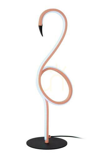 Check Lucide Flamingo Pink LED Table Lamp RGB Remote Control 05545/06/66