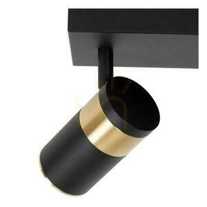 Lucide GORIK Plafond Black Gold 2xGU10 Modern 53909/02/30 small 3