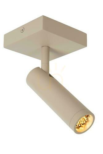Check Lucide GRADO ceiling spotlight taupe GU10 MR11 1x40 W 22974/01/41