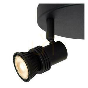 Lucide KIANTI black ceiling spotlight, 3 adjustable GU10 heads, metal, Ø 21 cm 53901/13/30 small 4