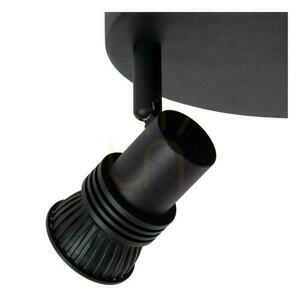 Lucide KIANTI black ceiling spotlight, 3 adjustable GU10 heads, metal, Ø 21 cm 53901/13/30 small 5