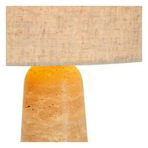 Lucide NIMUE Taupe Travertine and Linen Table Lamp 05556/81/41 small 3
