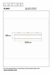 Lucide PLANO LED Plafond Silver 23 cm IP44 78151/12/61 small 4