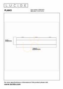 Lucide PLANO LED ceiling light Ø 28 cm opal with chrome accent IP44 16 W CCT 1200 lm 78151/18/61 small 4