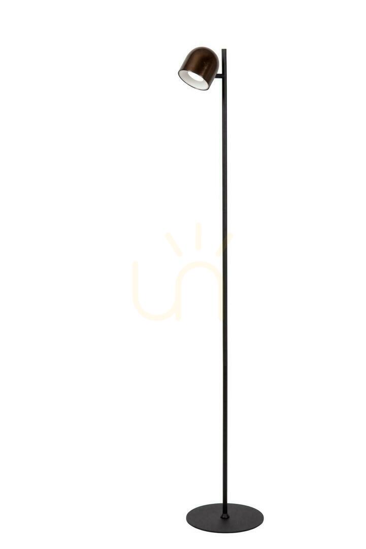 Lucide Skanska LED Floor Lamp Brown Metal Dimmable IP44 03749/03/96