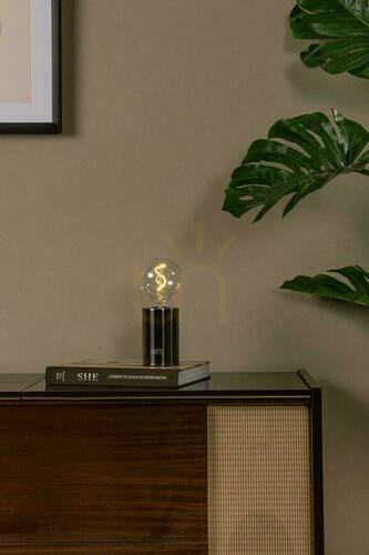Check Lucide VIVO Rechargeable Table Lamp Grey Metal LED 1W 2700K 52502/01/08