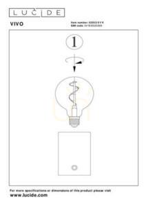 Lucide VIVO Silver Metal LED Table Lamp 52502/01/11 small 4
