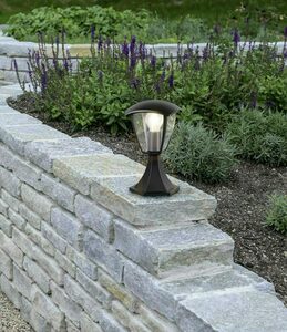 TRIO VENTA 563260132 garden pedestal light, matt black, E27, 30 cm small 3