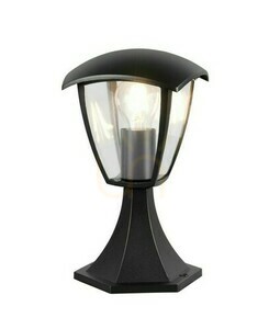 TRIO VENTA 563260132 garden pedestal light, matt black, E27, 30 cm small 0