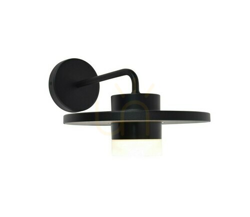 Check Outdoor Wall Lamp Lutec PLATO Black LED 7W 1000lm 3000K 5213402012