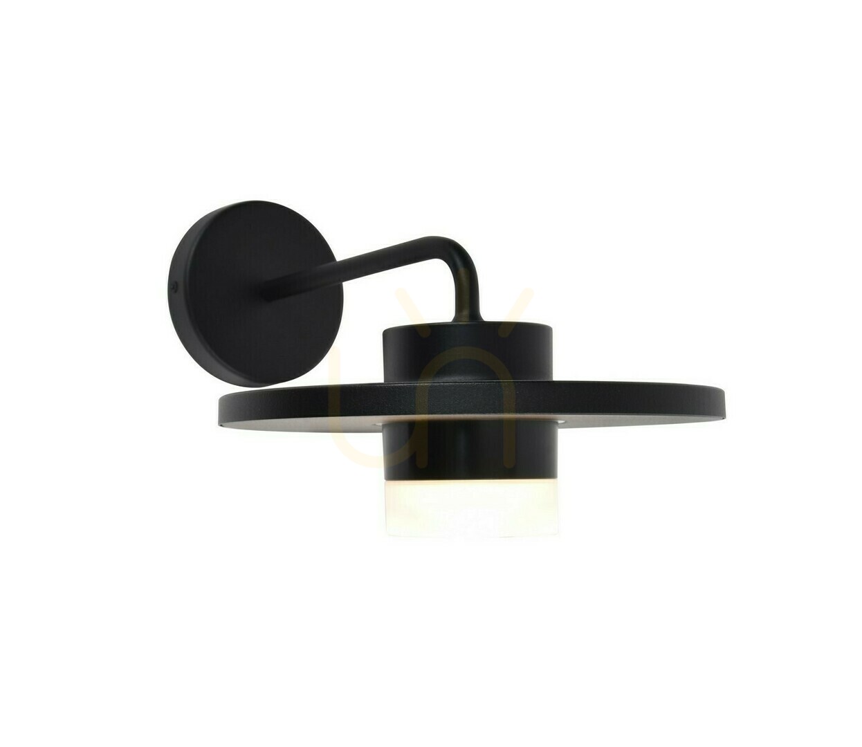 Outdoor Wall Lamp Lutec PLATO Black LED 7W 1000lm 3000K 5213402012