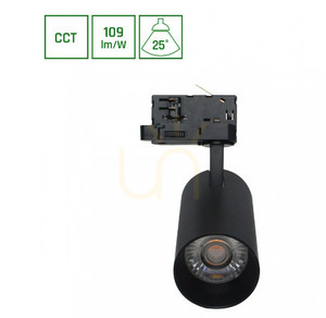 Reflector 3F EUTRAC - ANDROMEDA CCT 3000K - 6000K 16W 230V 25st black. small 0
