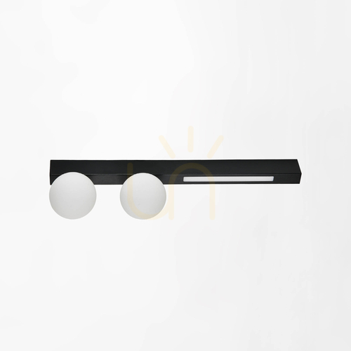 Check Zuma Line LUND W231102-2 Black Ceiling Light G9/LED 55 cm
