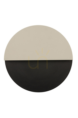 Check Sigma LUNA M wall light black/grey steel LED 7W 40863