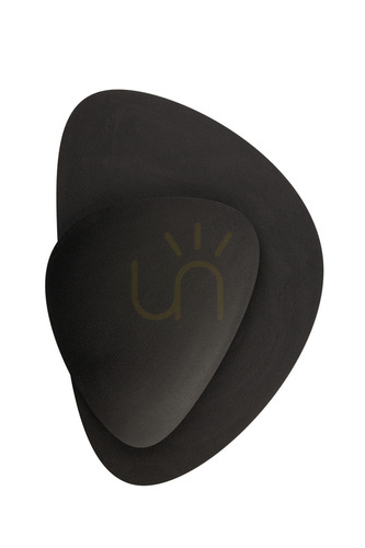 Check Wall Lamp Sigma PEDRA LED Black Steel 36 cm 40866