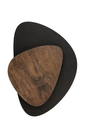 Check Wall lamp Sigma PEDRA LED Black Plywood 36 cm 40869