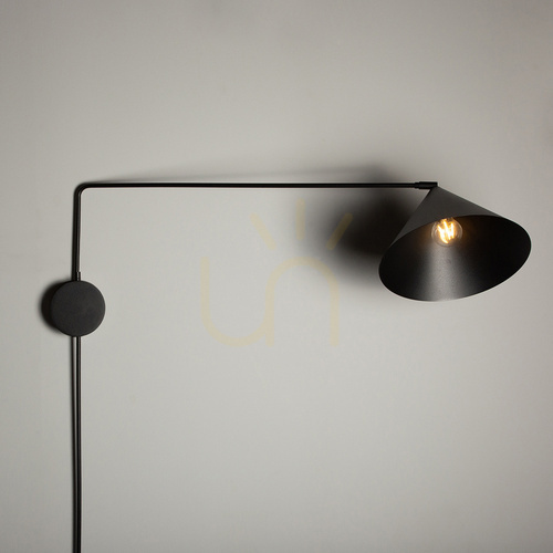 Check Wall Lamp Sigma MAGIC Black Steel E27 40927