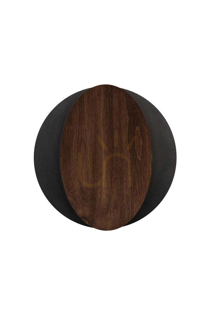 Sigma OVO Wall Sconce Black Plywood 2xG9 26x26 cm 41119