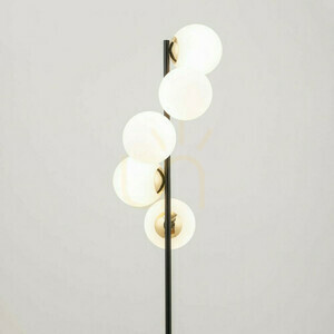 Floor lamp Sigma Piano 5xG9 black brass 50365 small 1