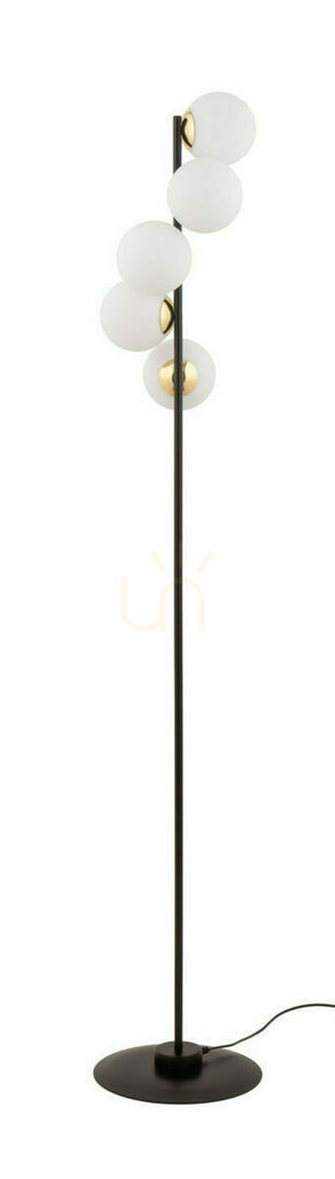 Floor lamp Sigma Piano 5xG9 black brass 50365