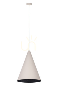 Pendant light Sigma VESUVIO 35 cm beige black E27 SKU 41071 small 0