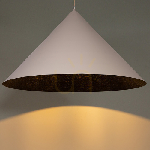 Check Pendant Light Sigma VESUVIO 70 cm Beige Black E27 LED 41072