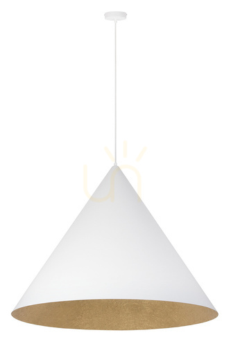 Check Pendant lamp Sigma VESUVIO 77 cm white gold E27 41029