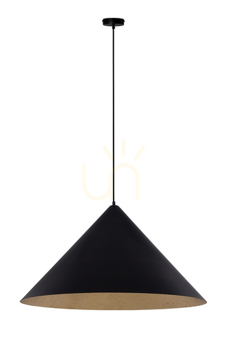 Check Pendant Light Sigma VESUVIO 3xE27 Black Gold 70 cm 41038