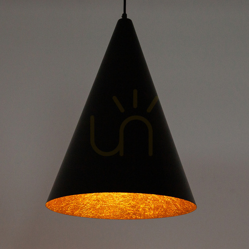 Check Pendant light Sigma VESUVIO 35 cm black copper E27 41041