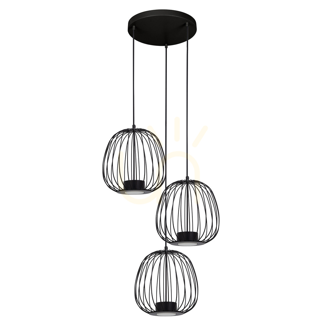 Pendelleuchte Sigma Bell Plus 3x GX53 schwarz SKU 41101
