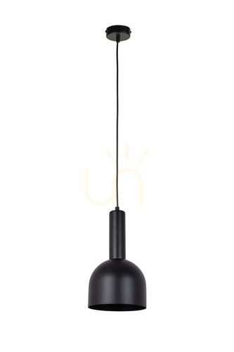 Check Pendant Light Sigma VITRUM Black E27 17 cm Steel 41107