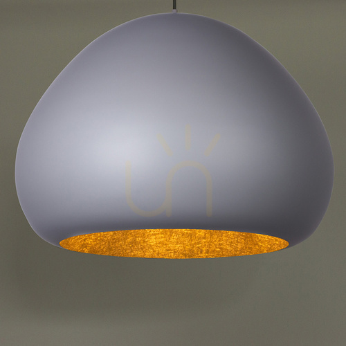 Check Pendant Light Sigma LAVA Grey Gold 52 cm E27 SKU 41078