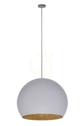 Check Sigma MARGO Pendant Light Grey Gold E27 46 cm 41089