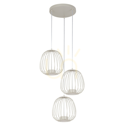 Check Sigma BELL PLUS 3xGX53 grey beige pendant lamp 41103