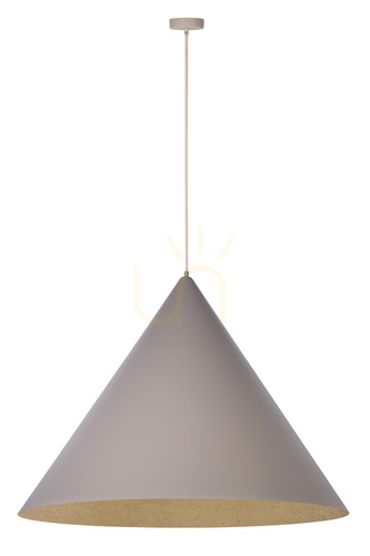 Check Pendant Lamp Sigma VESUVIO 77 cm Taupe Gold E27 41059