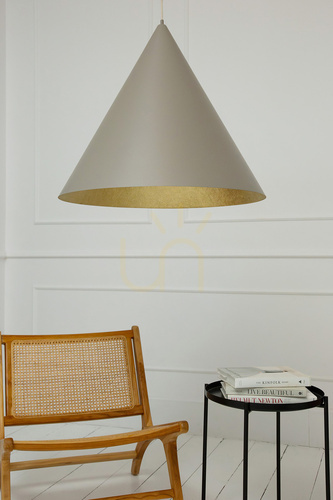 Check Sigma VESUVIO Pendant Lamp 3xE27 Taupe Gold 77 cm SKU 41060