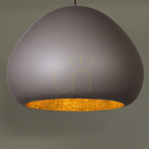 Check Pendant Light Sigma LAVA 52 cm Taupe Gold E27 SKU 41080