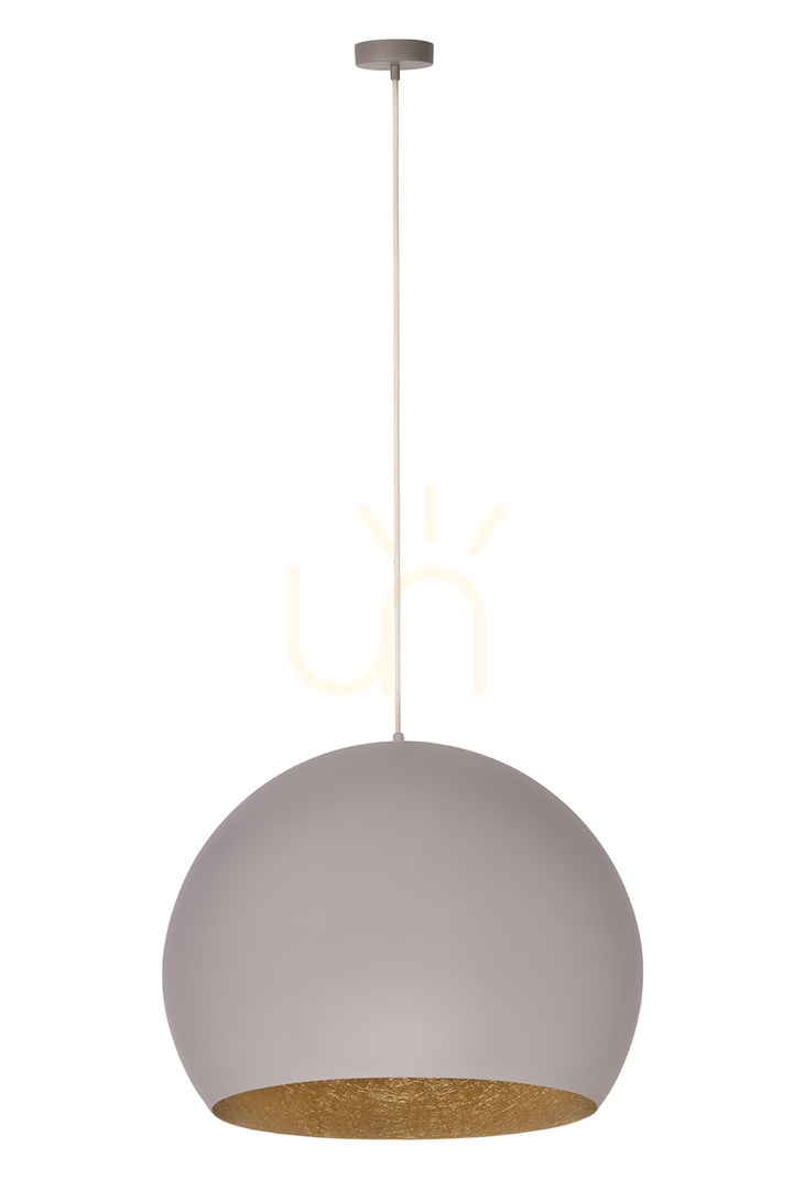 View Sigma Pendant Light 46 cm Taupe Gold E27 41090 Sigma Pendant Light 46 cm Taupe Gold E27 41090