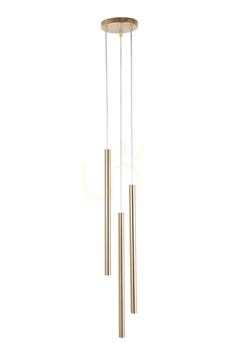 Check Pendant Light Sigma SOPEL LUX 3xG9 Brushed Gold SKU 40958