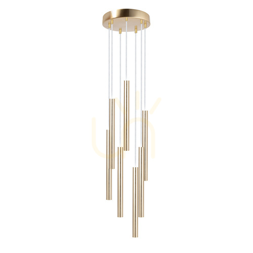 Check Pendant Lamp Sigma SOPEL LUX 7xG9 Brushed Gold 40960